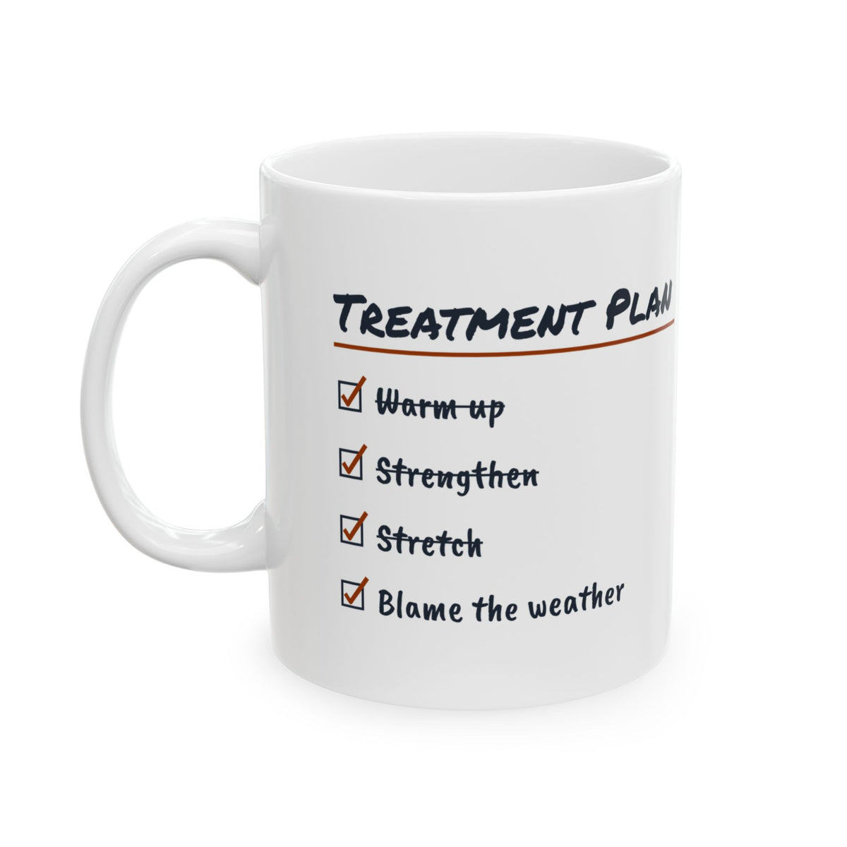 Physical Therapist Coffee Mug Treatment Plan
