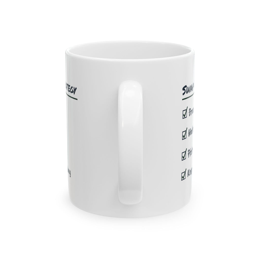 Funny White Elephant Coffee Mug Swap Night Strategy Checklist