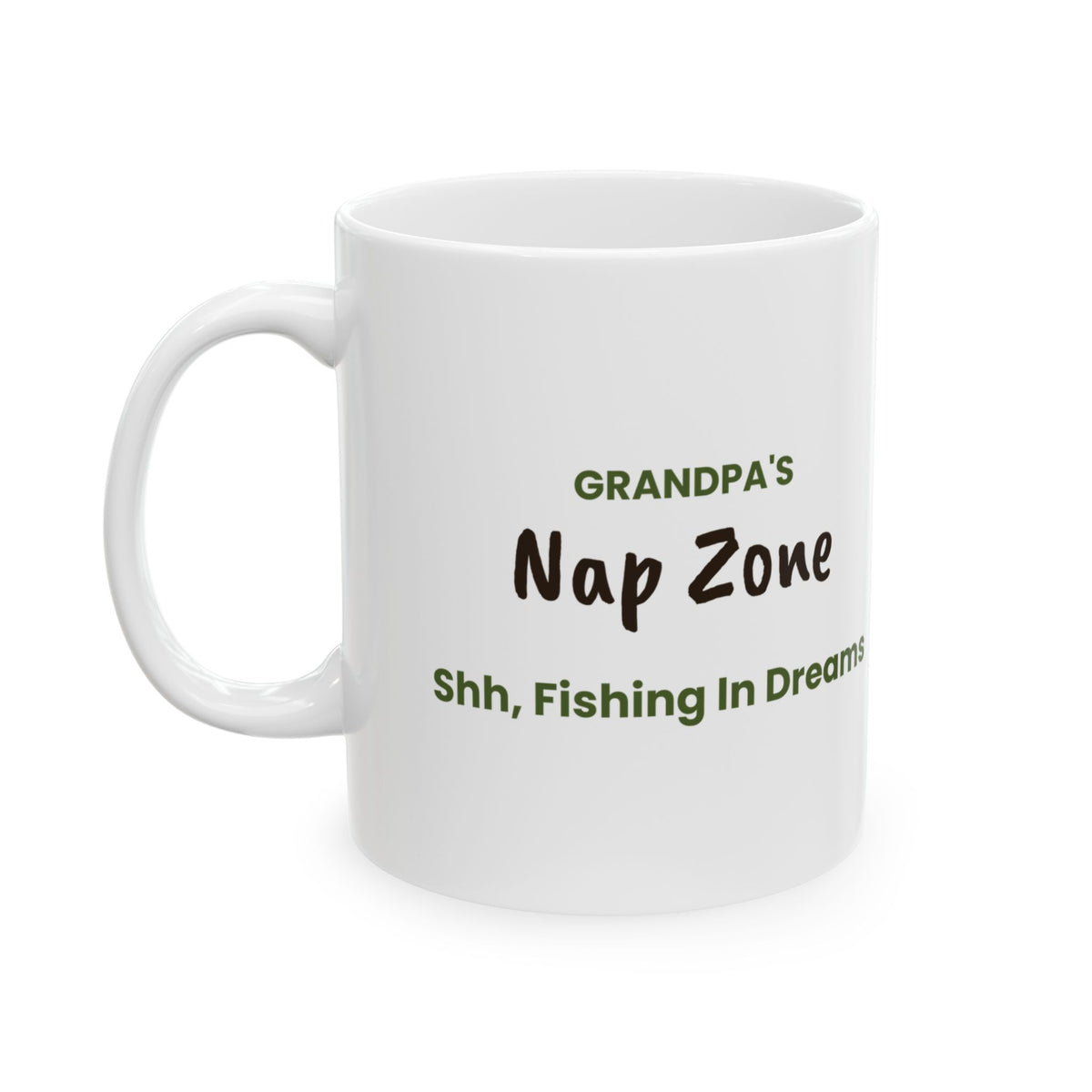 Funny Grandpa Nap Zone Sign Coffee Mug For Grandpa
