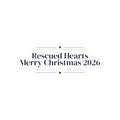 Christmas Sticker Rescued Hearts 2026 For Rescue Dog Families