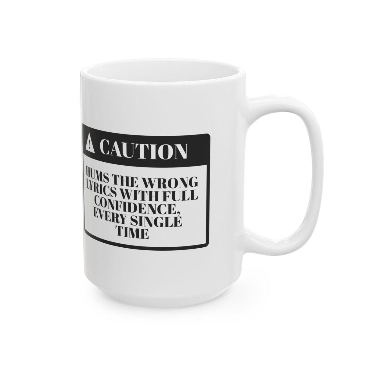 Funny Husband Coffee Mug Wrong Lyrics For Him