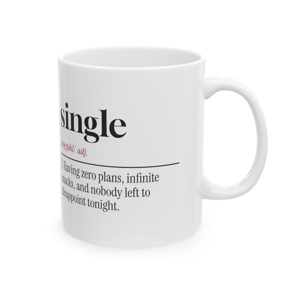 Funny Single Coffee Mug Zero Plans Infinite Snacks For Her Him