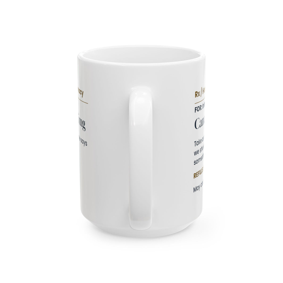 Funny Introvert Coffee Mug Cancel Plans 5mg Prescription Label