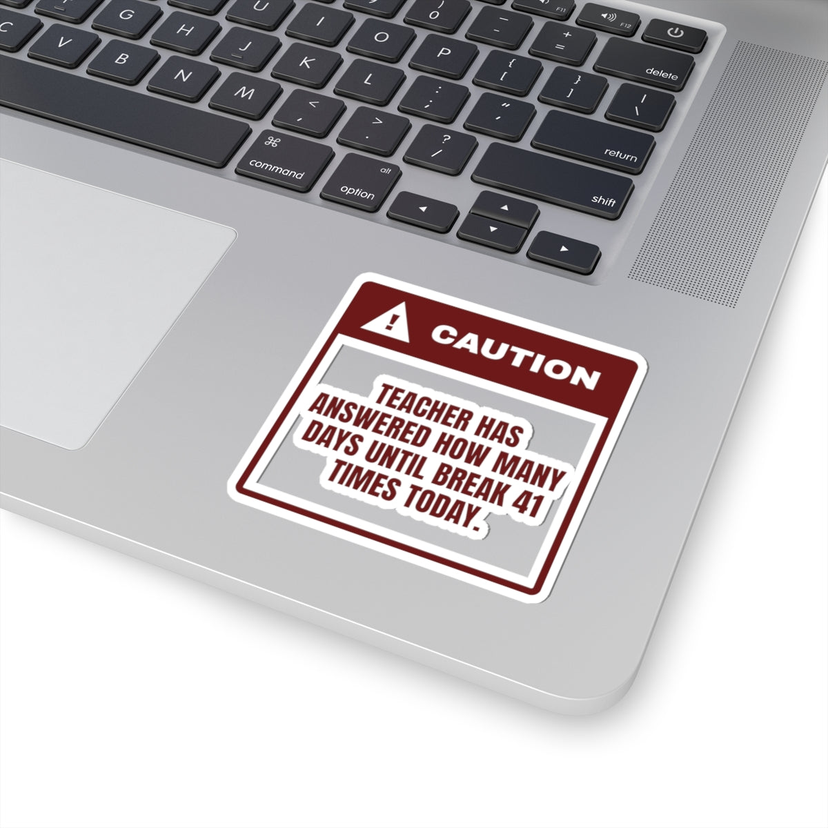 Funny Christmas Teacher Sticker How Many Days Until Break