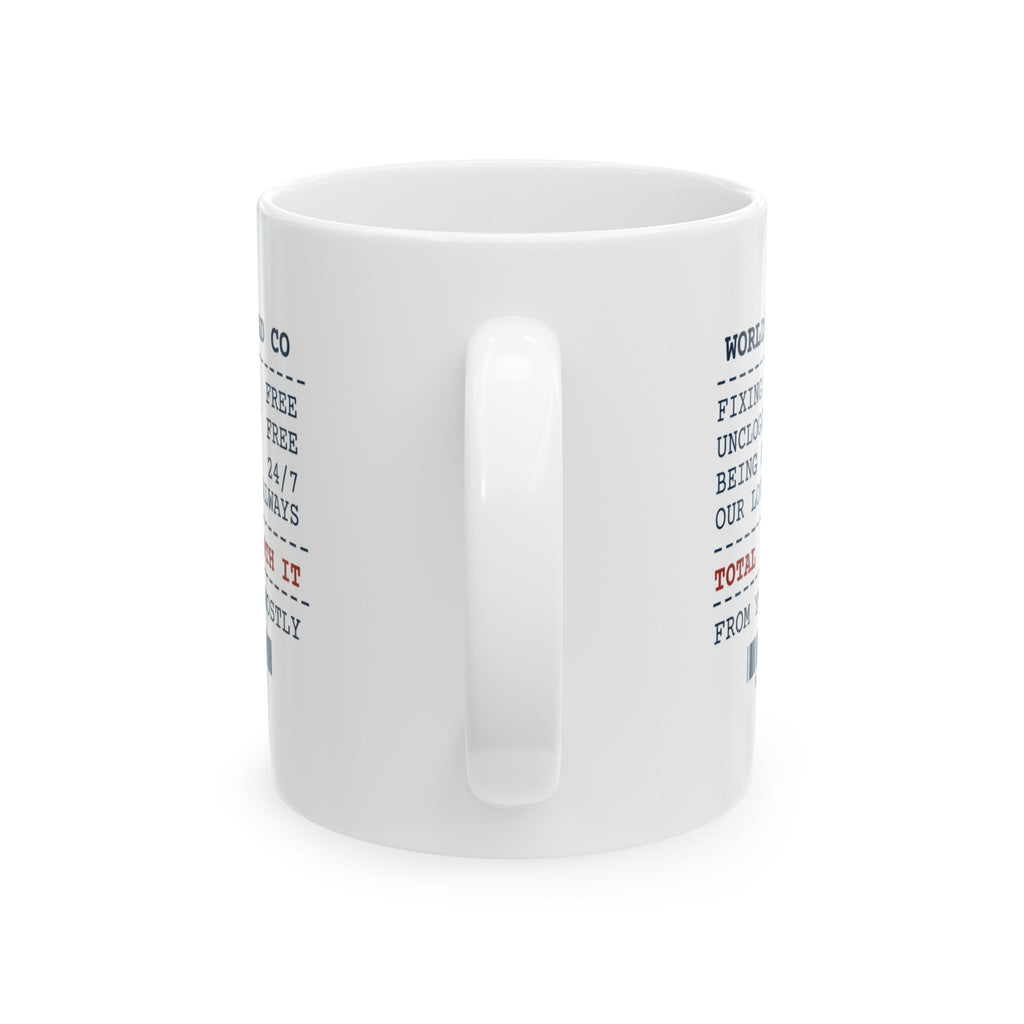 Funny Dad Coffee Mug Fixing Our Sink Still Worth It