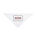 Funny Christmas Coworker Dog Bandana Out Of Office Back In 2027 Sign
