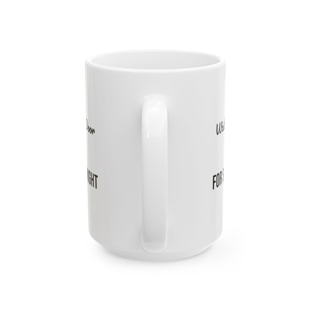 Christmas Dog Coffee Mug Waited By The Door For Santa For Dog Lovers