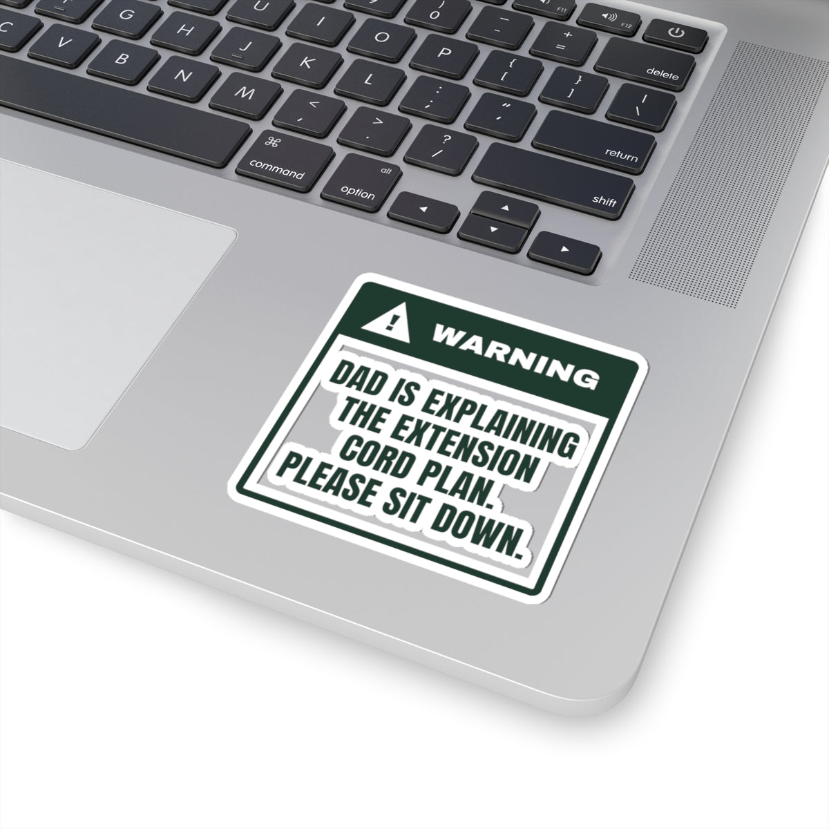 Funny Christmas Sticker Dad Has A Cord Plan Warning For Dad