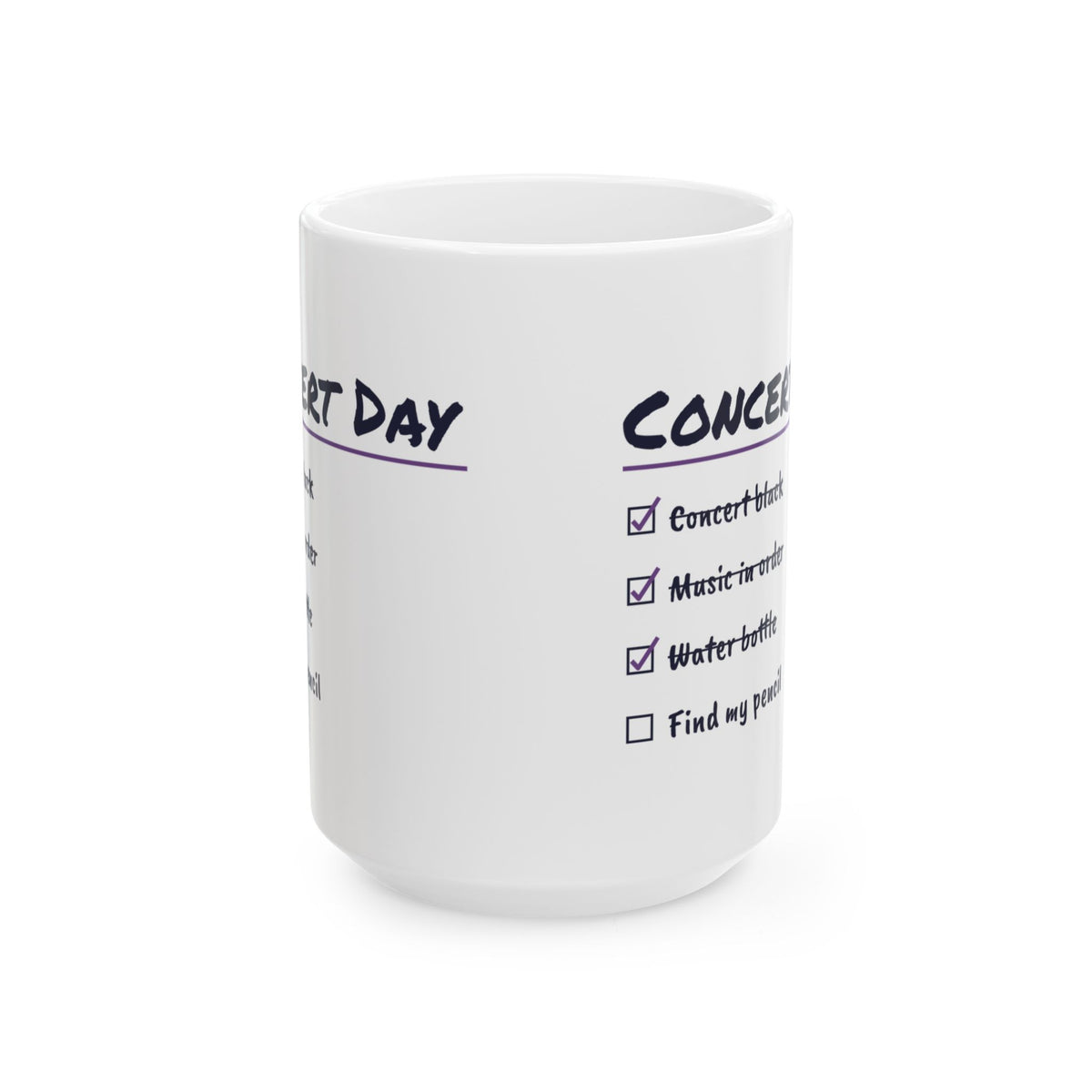 Funny Choir Coffee Mug Concert Day Find My Pencil Checklist For Singers