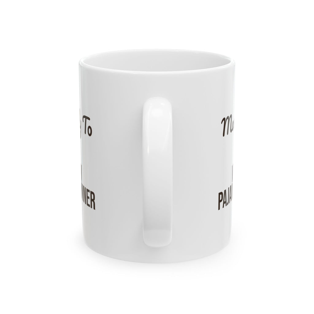 Funny Family Christmas Coffee Mug Most Likely To Wear New Pajamas To Dinner