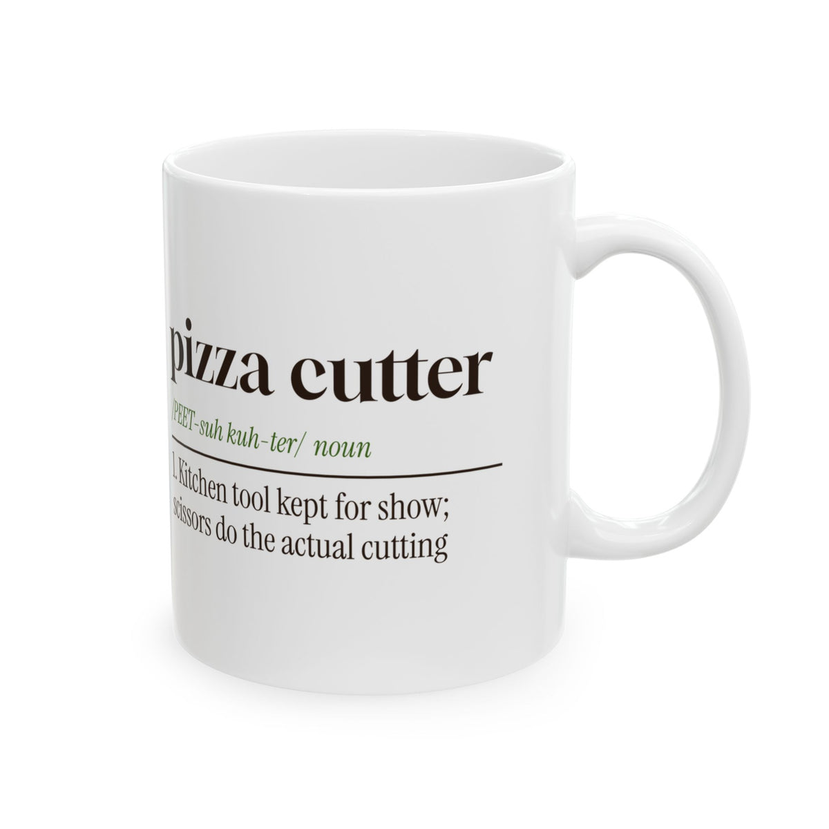 Pizza Cutter Coffee Mug Pizza Scissors Do The Work