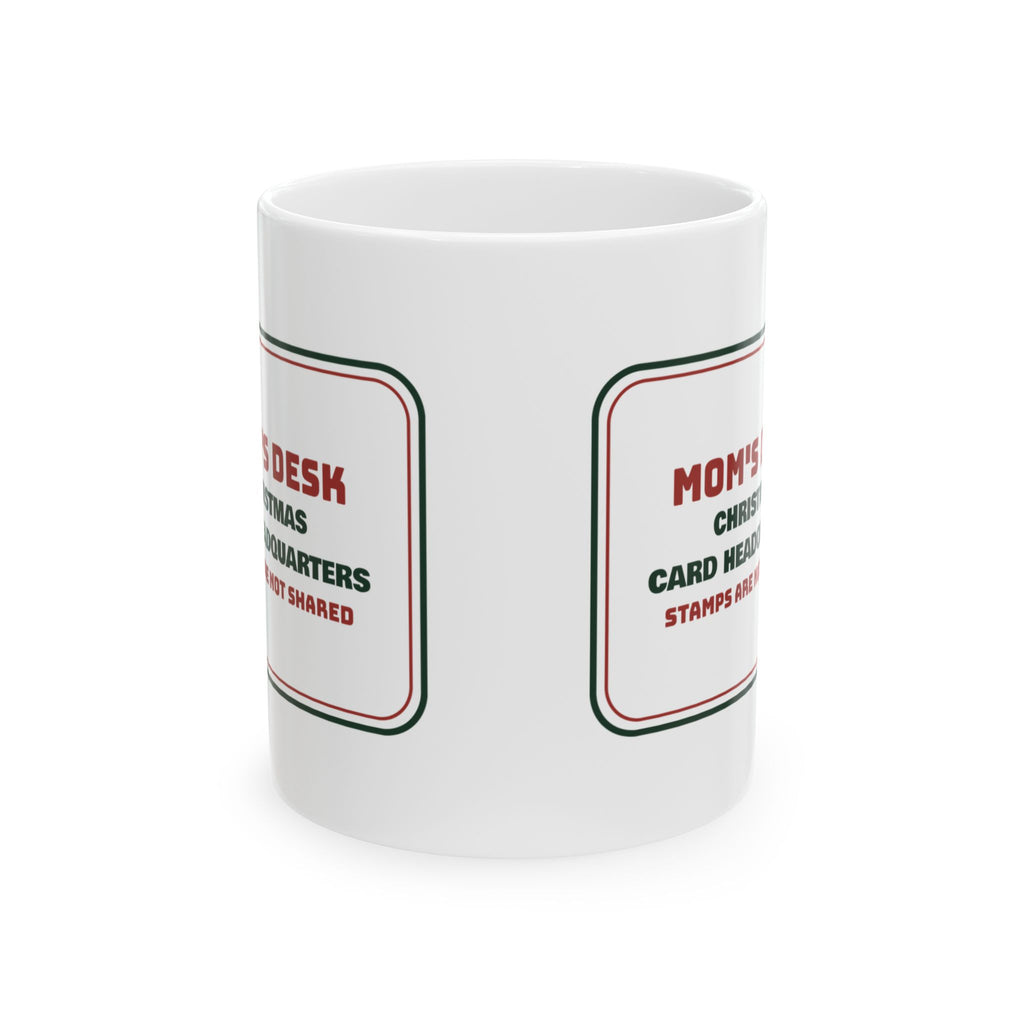 Funny Christmas Coffee Mug Christmas Card Headquarters For Mom