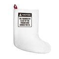 Funny Christmas Host Christmas Stocking Thermostat Set By The Cook Warning
