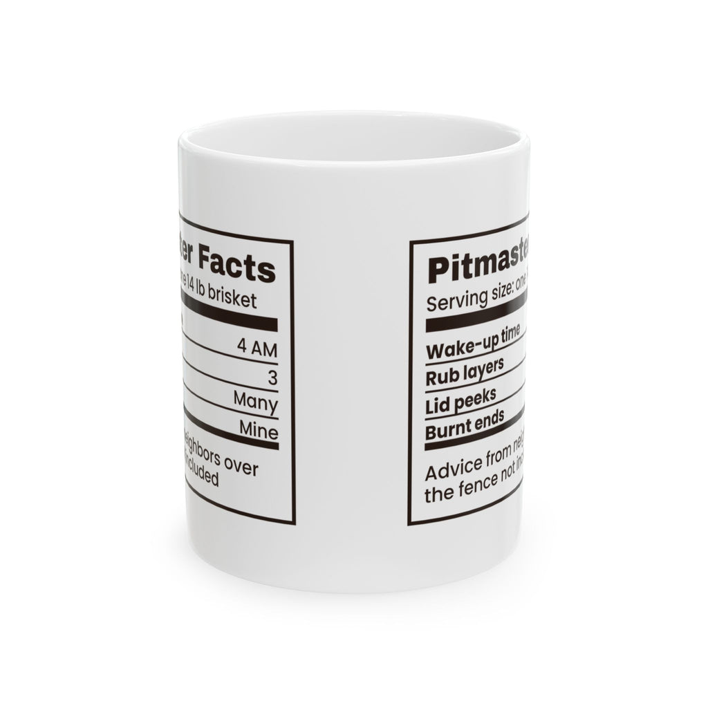 Funny BBQ Mug Up At Four Burnt Ends Are Mine Pitmaster Facts