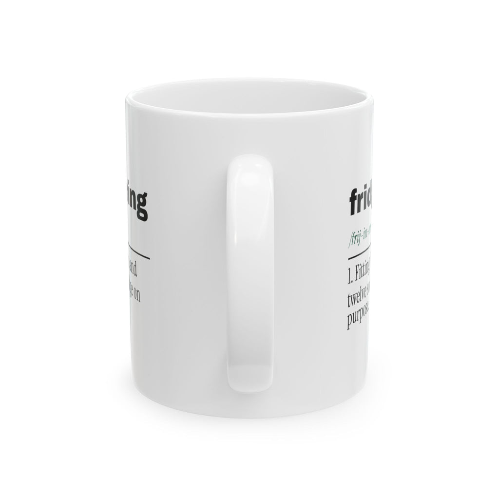 Funny Christmas Coffee Mug Fridgineering Dictionary Holiday Host
