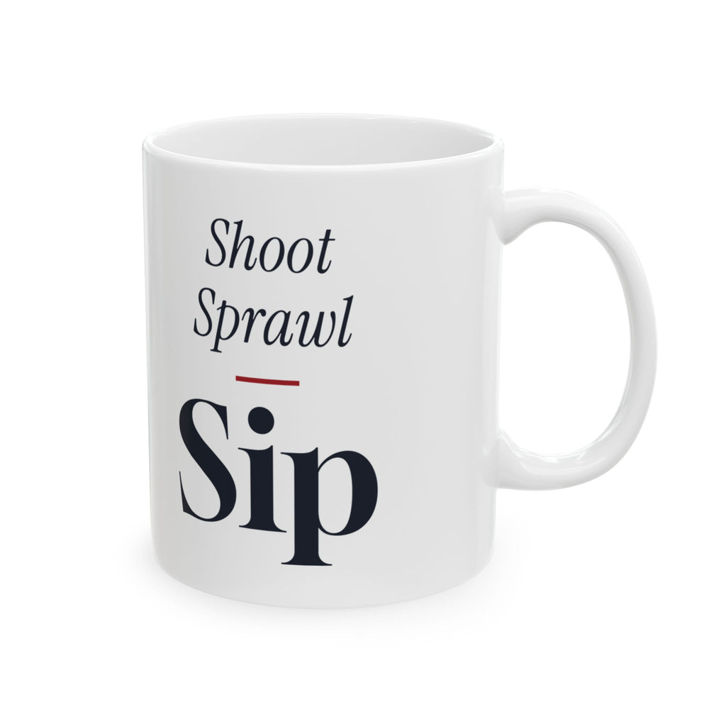 Funny Wrestling Coffee Mug Shoot Sprawl Sip For Wrestlers