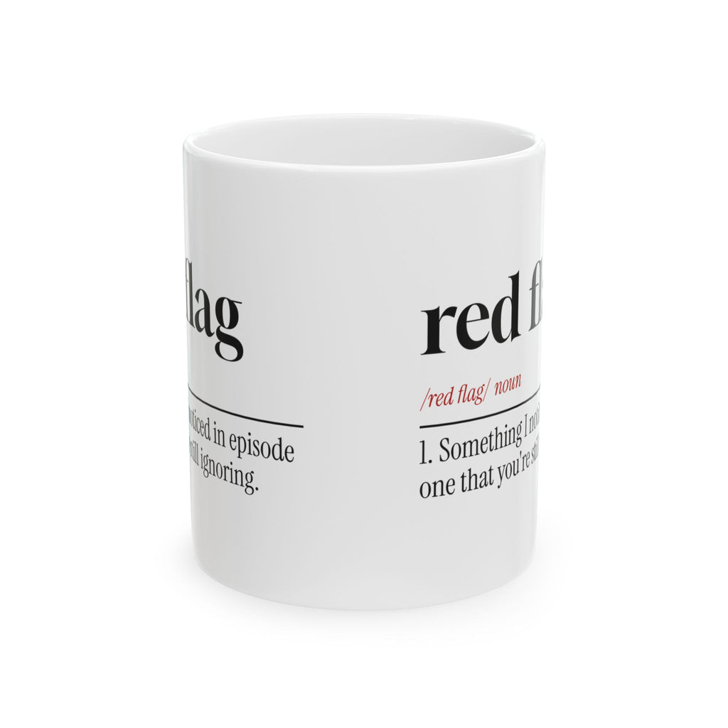 True Crime Coffee Mug Red Flag Noticed In Episode One