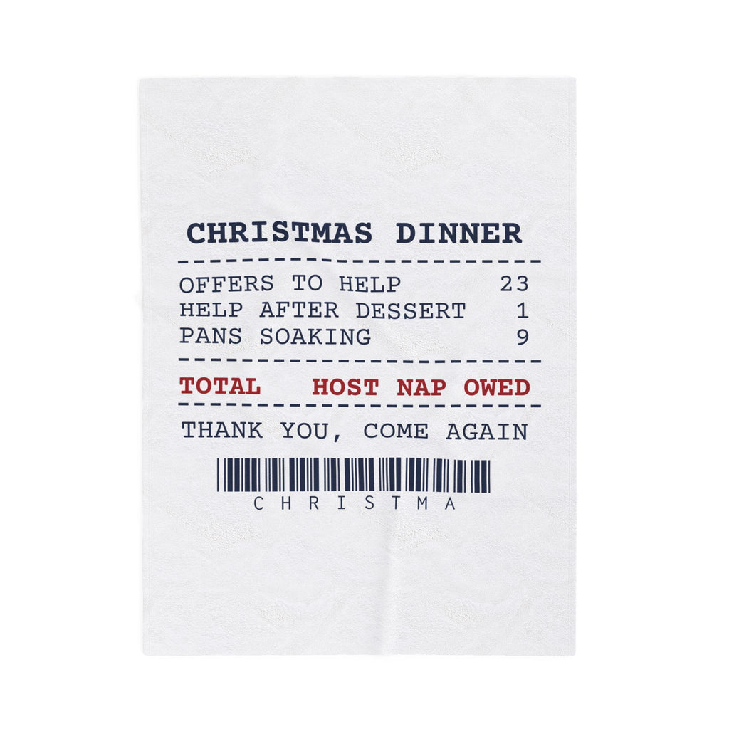 Funny Christmas Host Throw Blanket Offers To Help 23 Receipt For Hosts