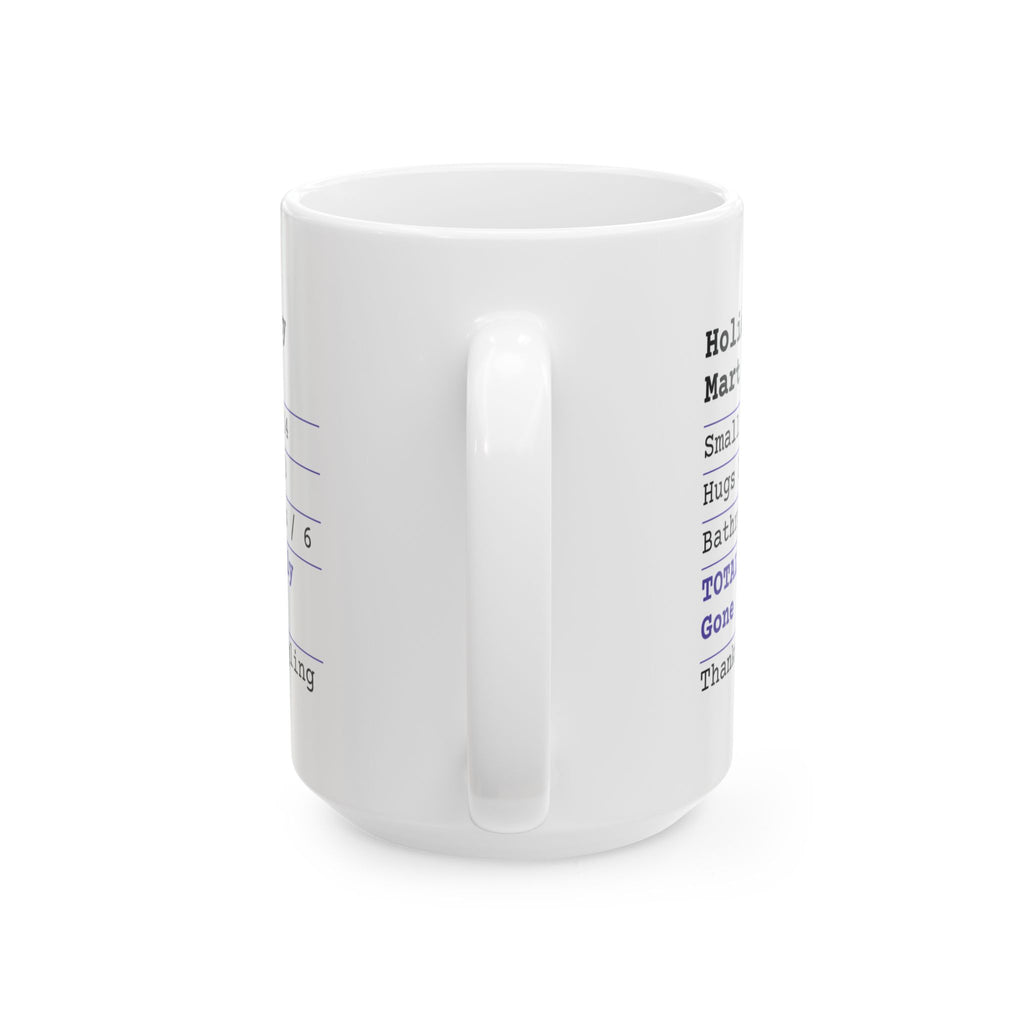 Funny Christmas Coffee Mug Holiday Party Receipt Quietly Gone