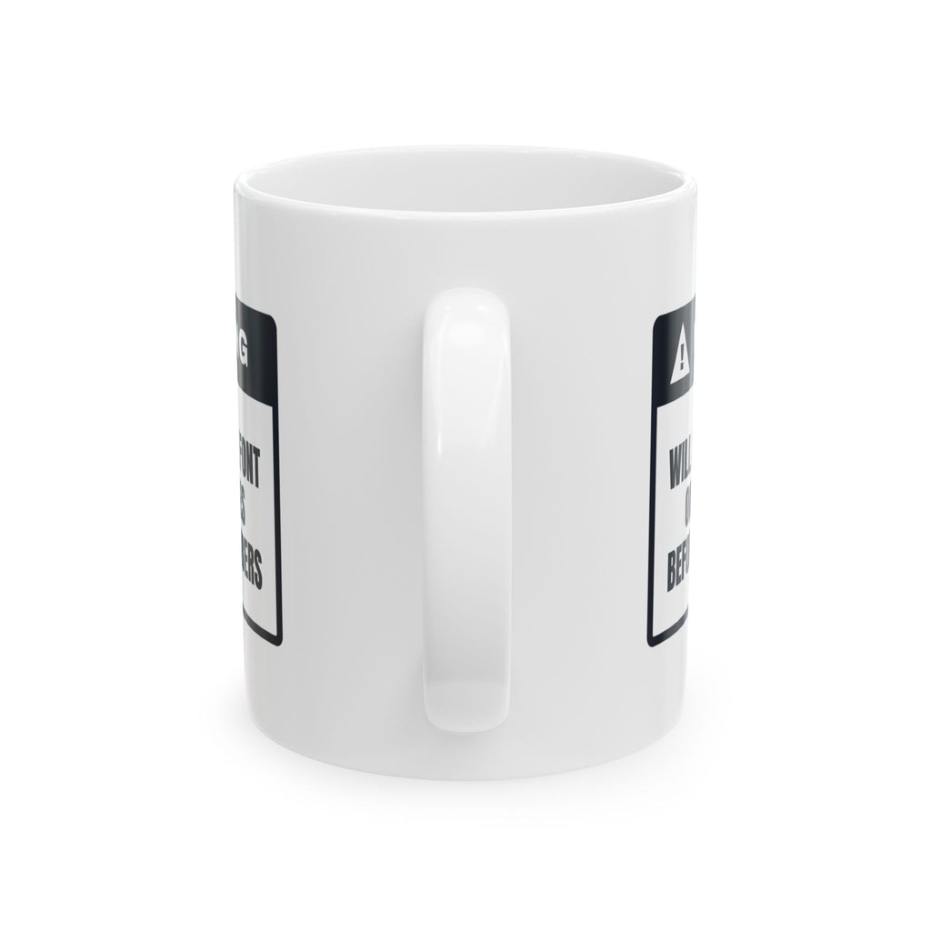 Notices The Font Before The Numbers Coffee Mug