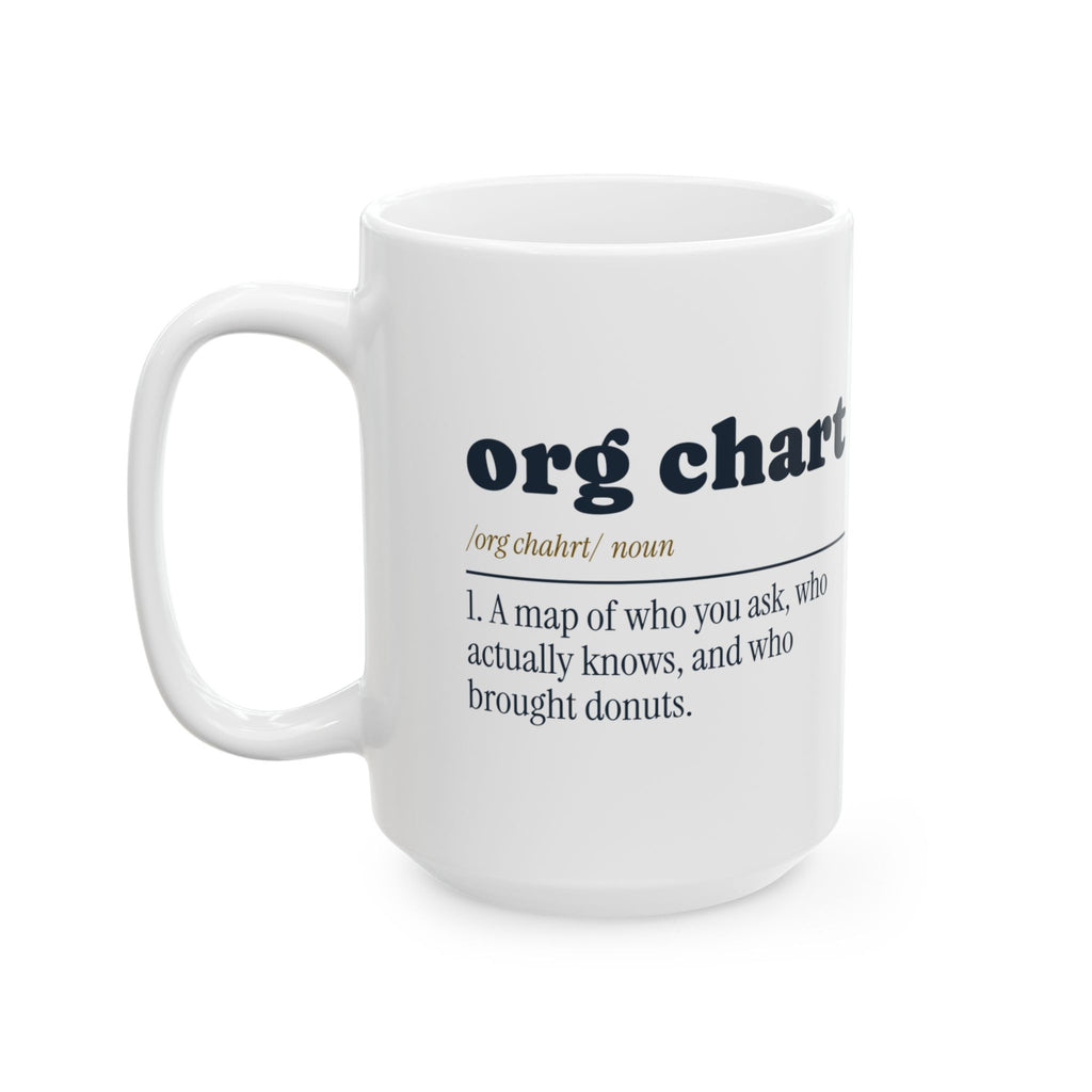Funny Office Coffee Mug Org Chart Definition For Managers