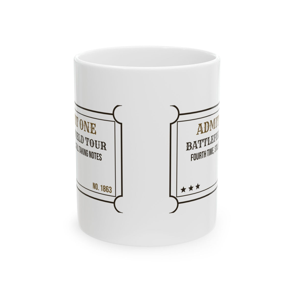Funny History Coffee Mug Battlefield Tour Fourth Time Still Taking Notes