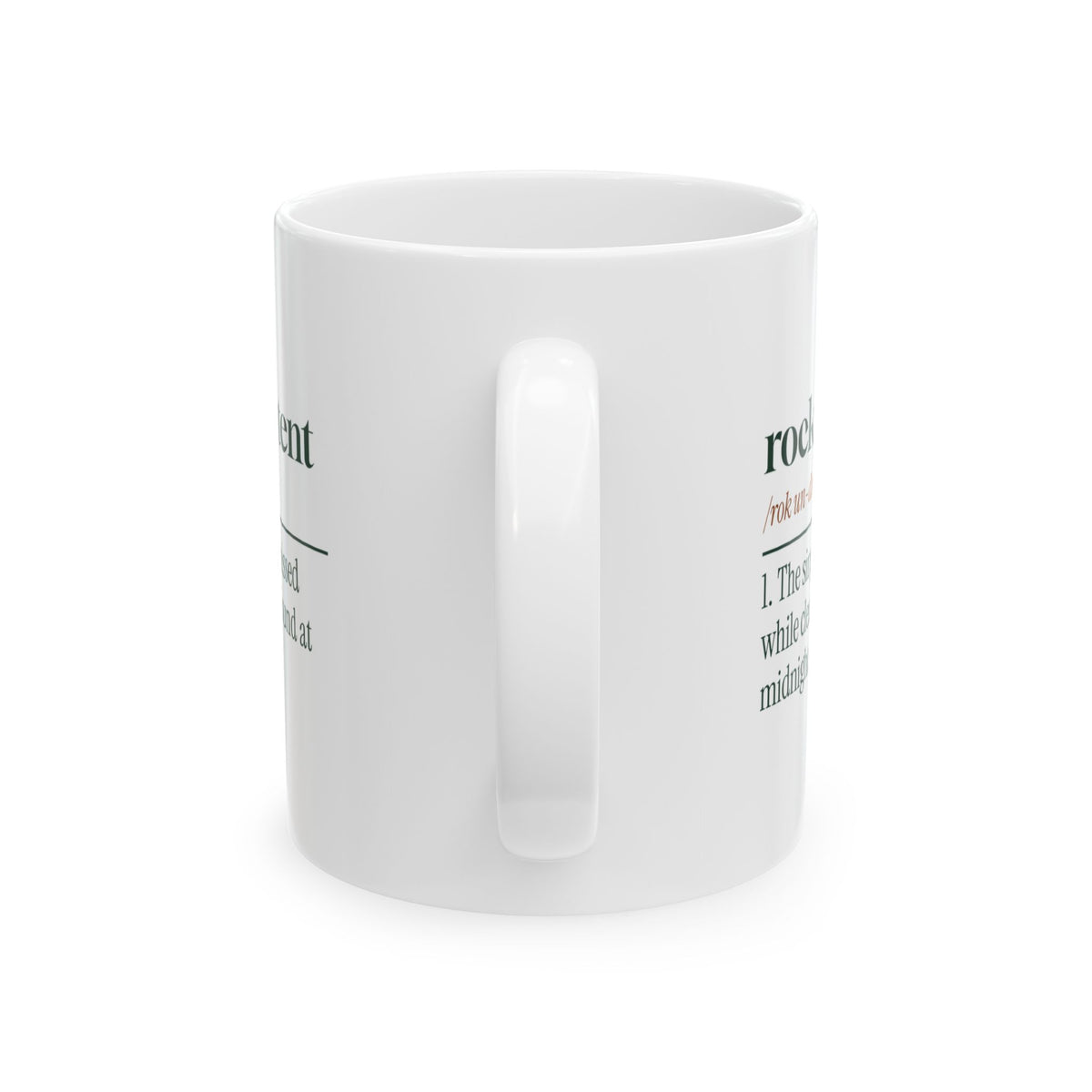Funny Camping Coffee Mug Rock Under Tent Dictionary For Tent Campers
