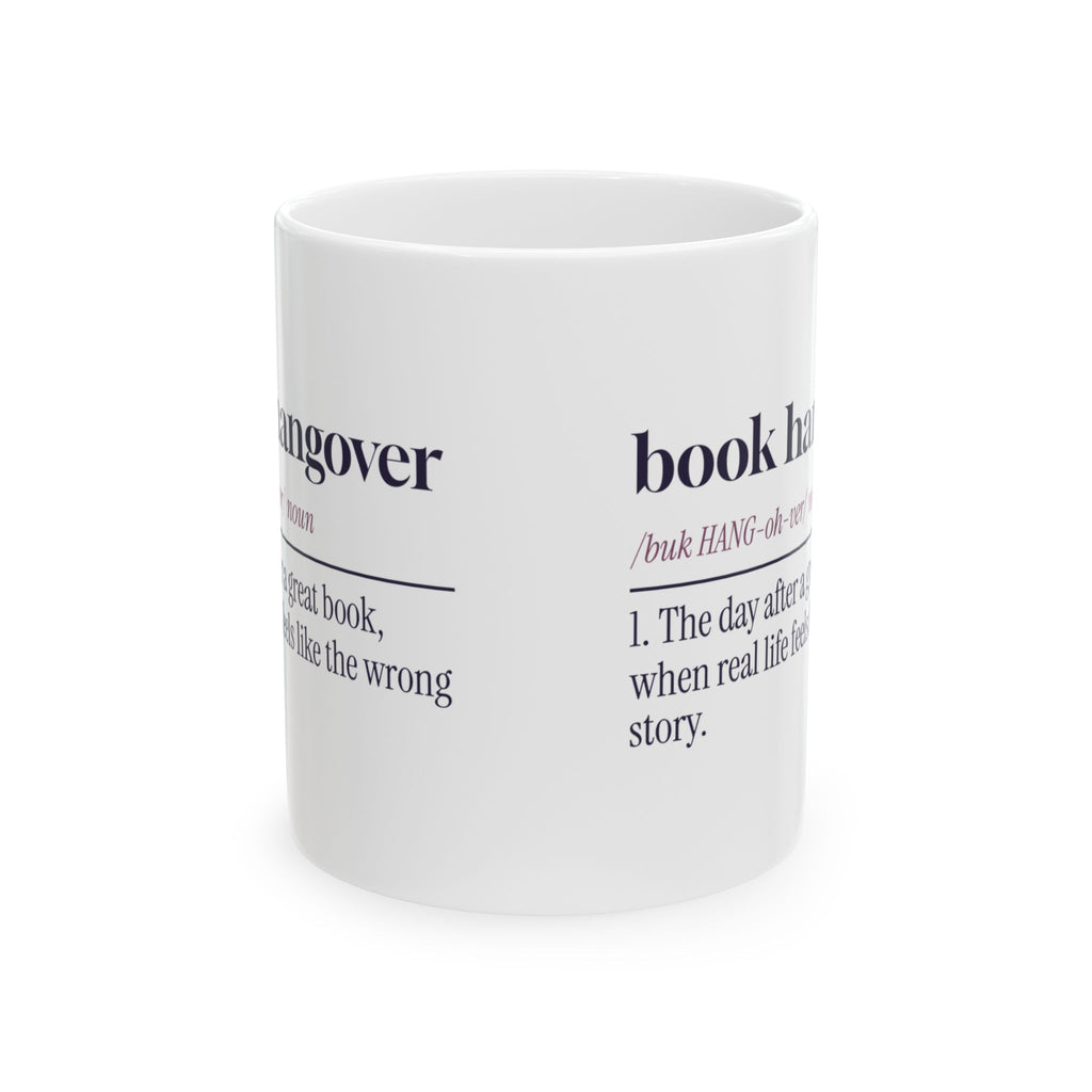 Book Lover Coffee Mug Book Hangover Dictionary Definition