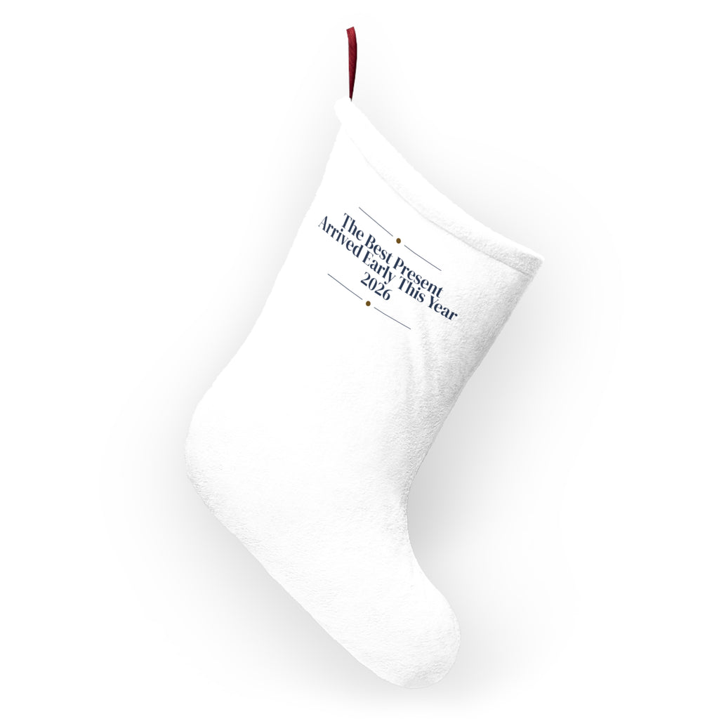 Baby's First Christmas Stocking Our Present Arrived Early 2026