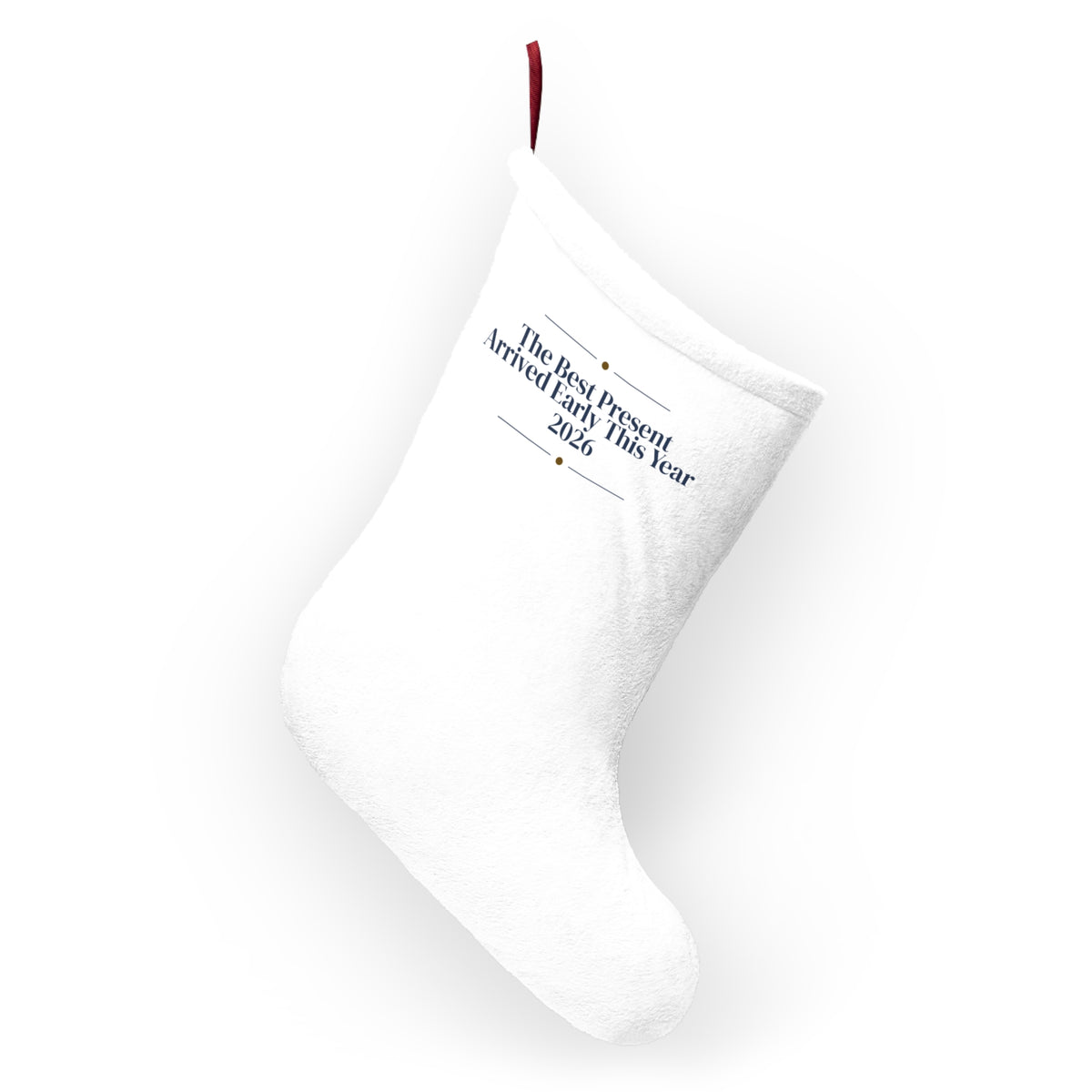 Baby's First Christmas Stocking Our Present Arrived Early 2026