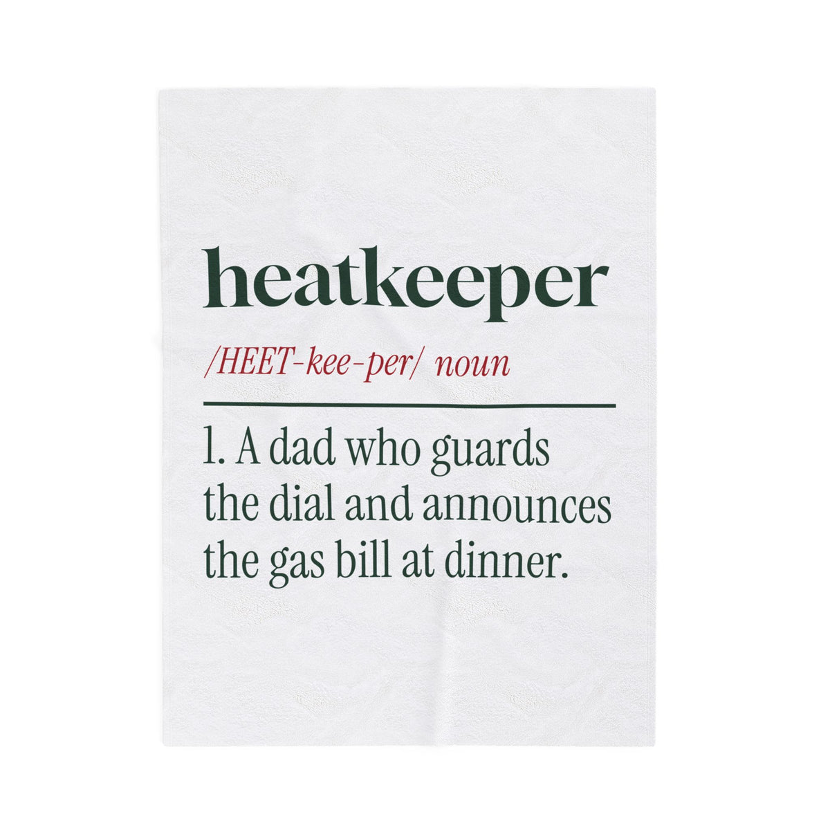 Funny Christmas Throw Blanket Heatkeeper Guardian Of The Dial For Dad