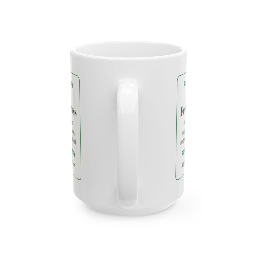 Funny Lawn Dad Coffee Mug Fresh Cut Prescription For Dad