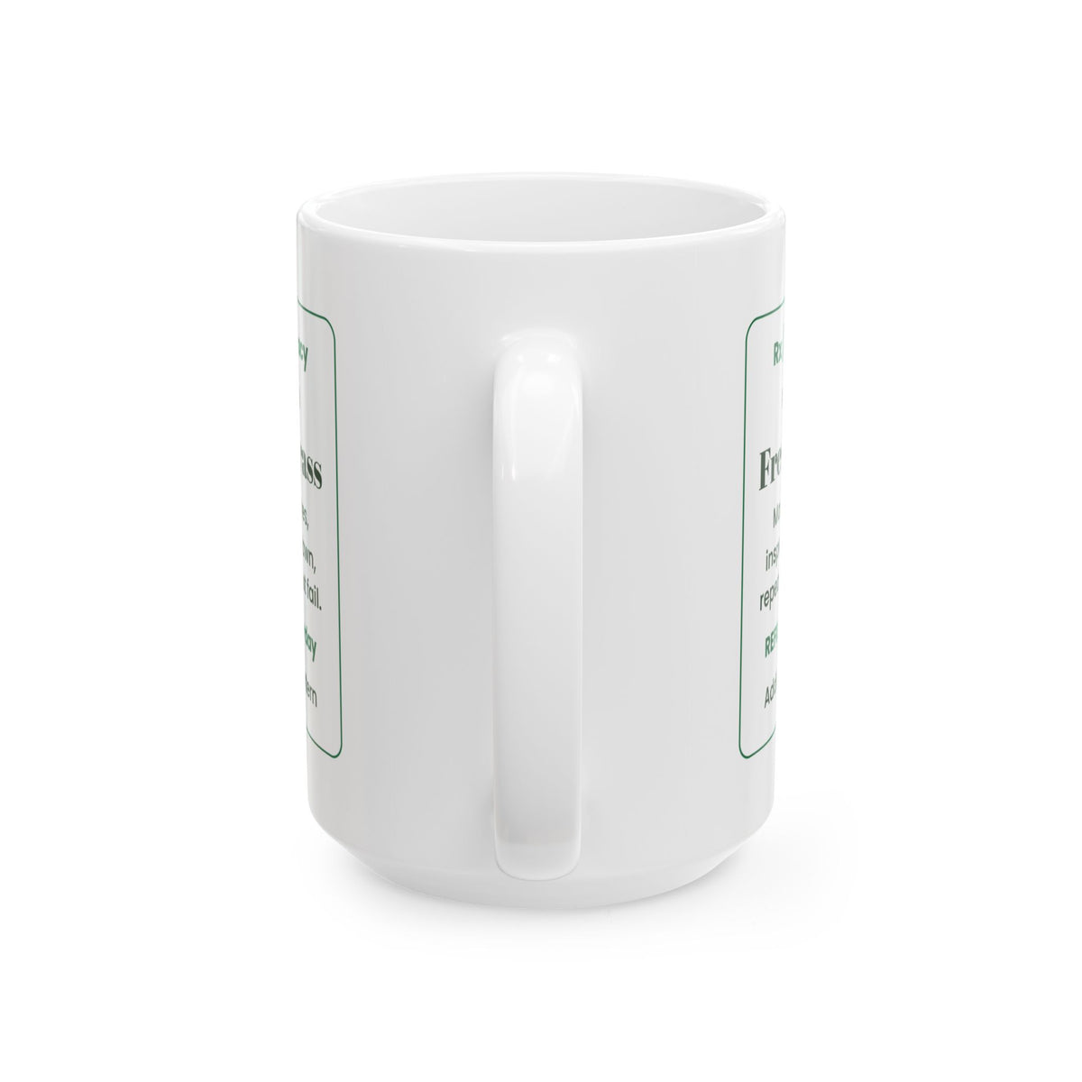 Funny Lawn Dad Coffee Mug Fresh Cut Prescription For Dad