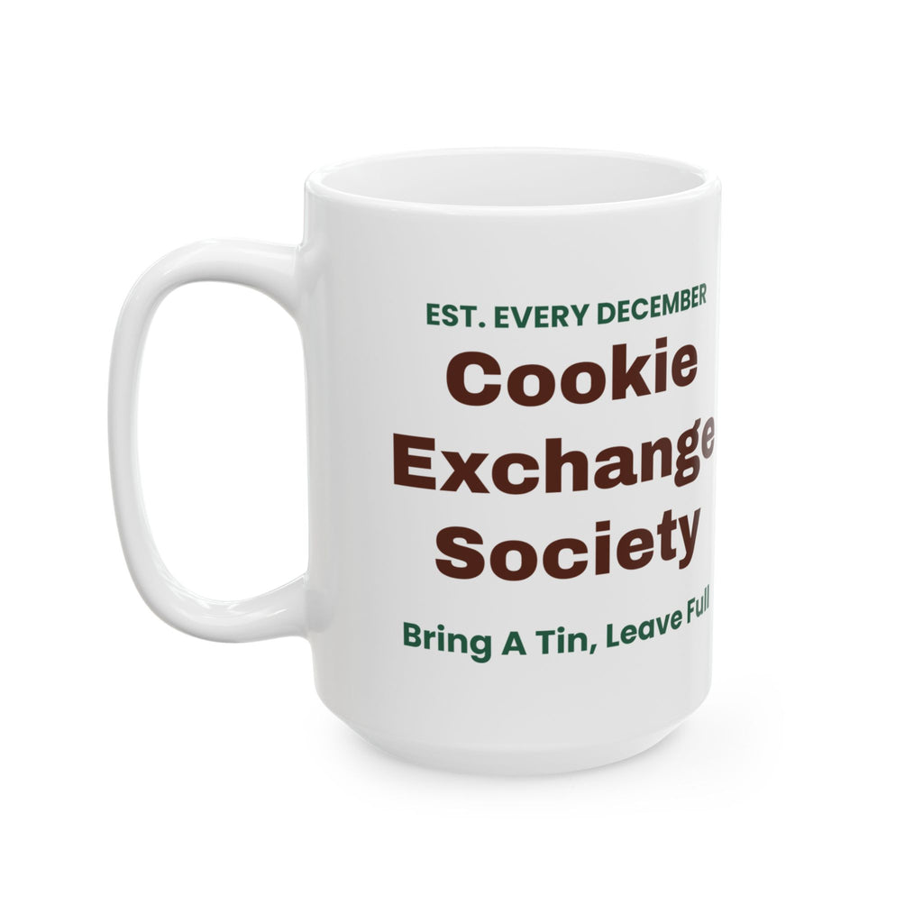 Christmas Cookie Coffee Mug Cookie Exchange Society Bring A Tin