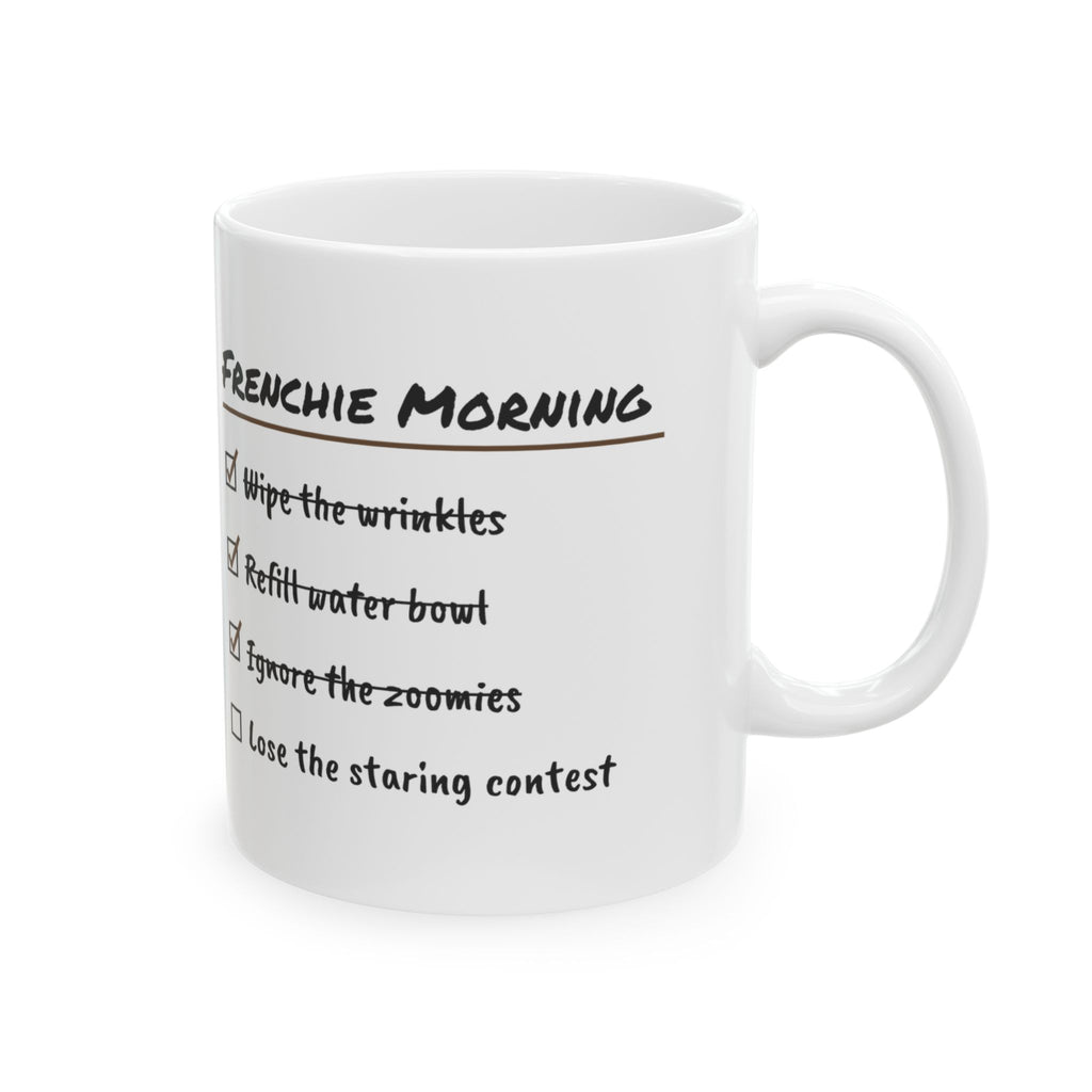 French Bulldog Coffee Mug Lost The Staring Contest