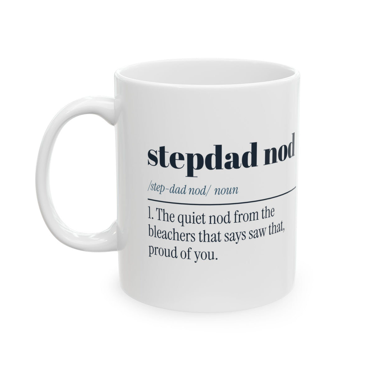 Father's Day Coffee Mug Stepdad Nod Dictionary For Bonus Dad