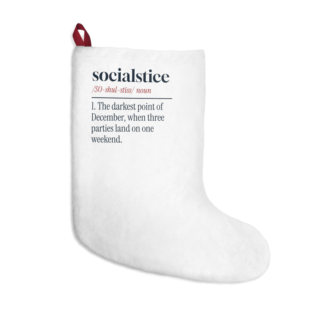 Funny Introvert Christmas Stocking Socialstice Definition