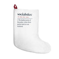 Funny Introvert Christmas Stocking Socialstice Definition