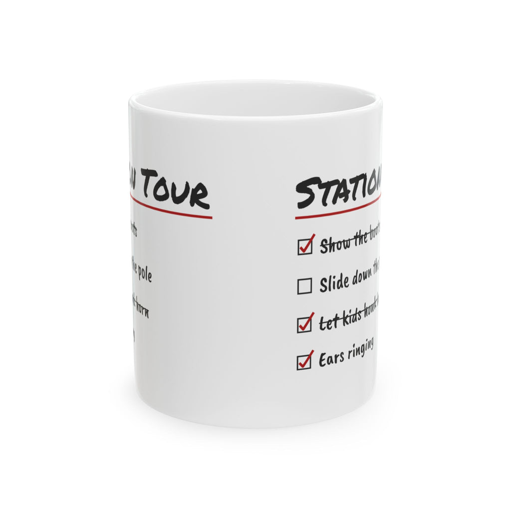 Funny Firefighter Coffee Mug Kids Honked The Horn Two Hundred Times