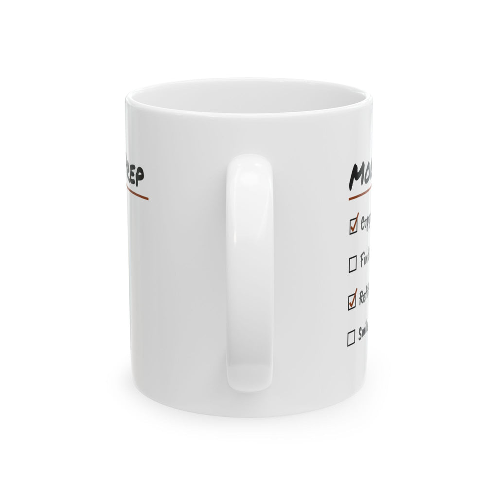 Funny Teacher Coffee Mug Morning Prep Checklist For Teachers