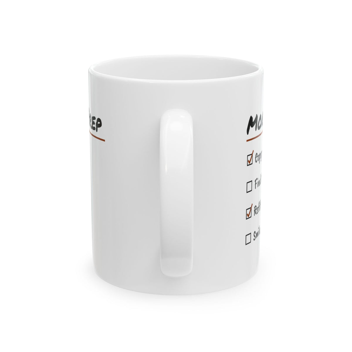 Funny Teacher Coffee Mug Morning Prep Checklist For Teachers