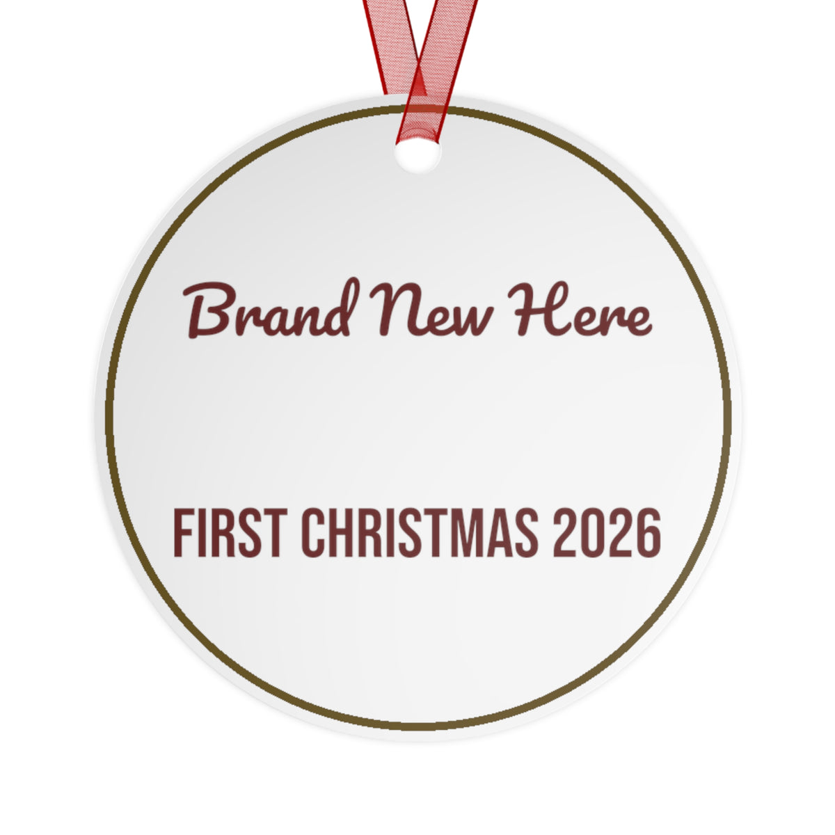 Christmas Ornament Brand New Here First Christmas 2026 Baby