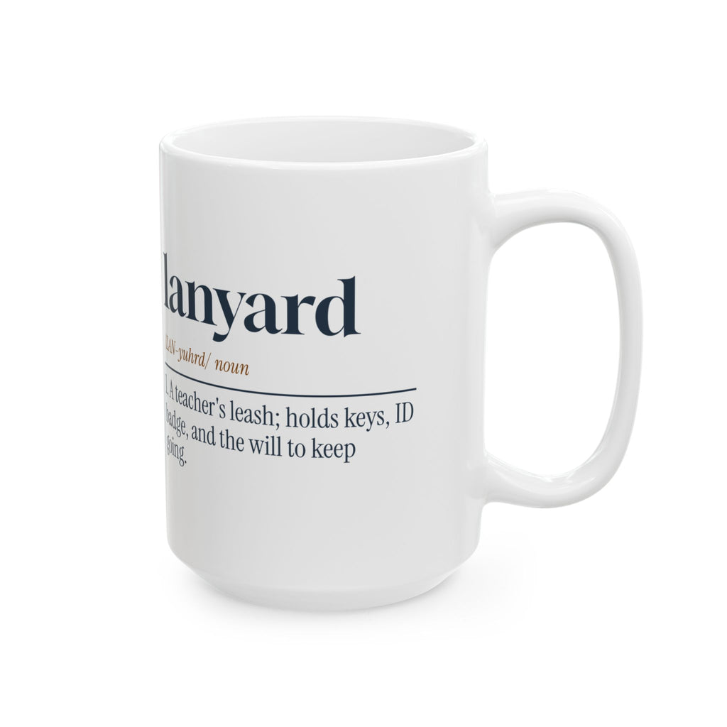 Funny Teacher Lanyard Coffee Mug Holds It All Together For Teachers