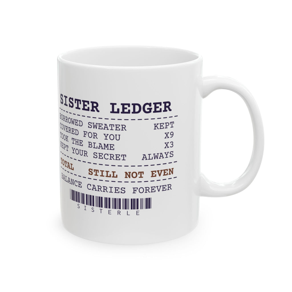 Funny Sister Coffee Mug Still Have Your Sweater Receipt For Sisters