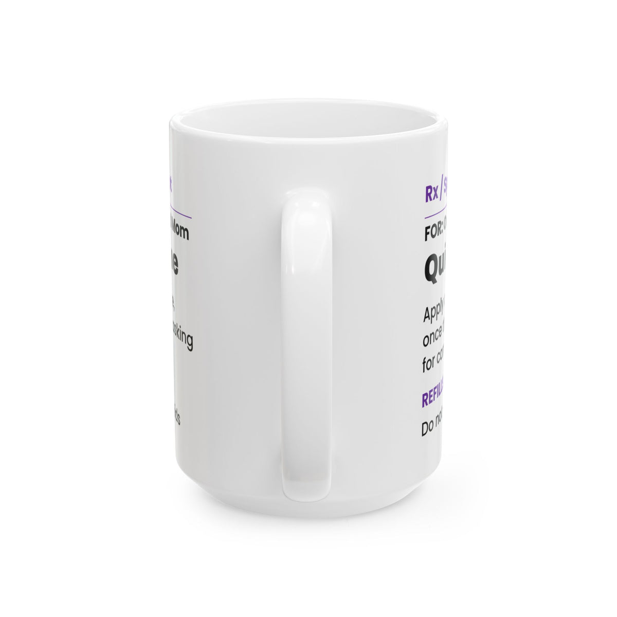 Funny Halloween Coffee Mug Quiet Time Prescription For Moms