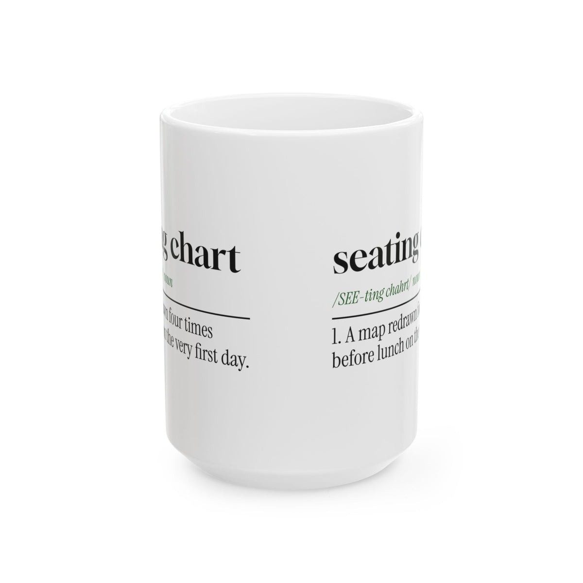 Funny Teacher Coffee Mug Seating Chart Dictionary For Teachers