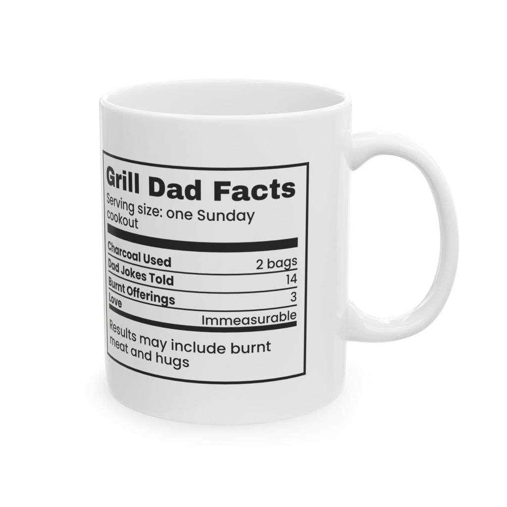 Funny Dad Coffee Mug Burnt Offerings And Hugs