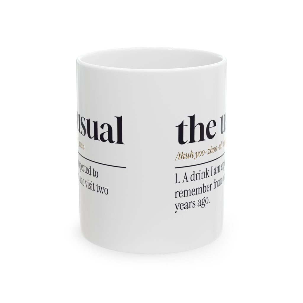 Funny Bartender Coffee Mug The Usual Remind Me Dictionary Definition