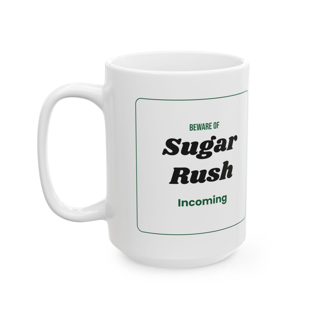 Funny Halloween Coffee Mug Sugar Rush Sign For Teachers