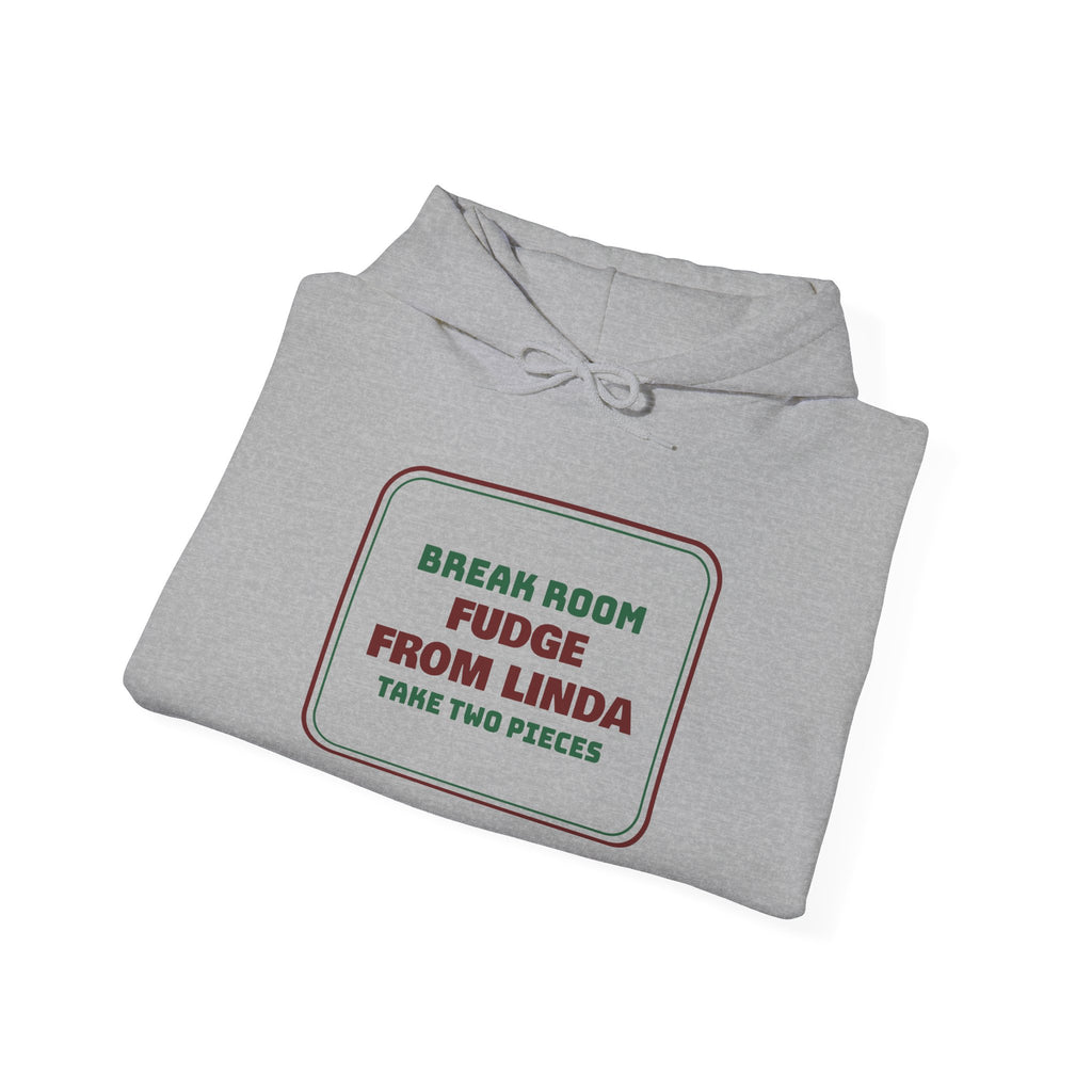Funny Christmas Coworker Hoodie Fudge From Linda Take Two Pieces